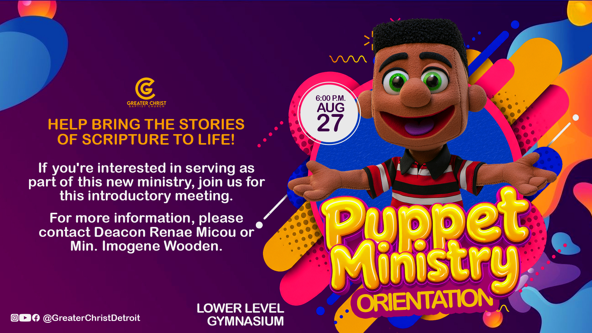 Puppet Ministry
